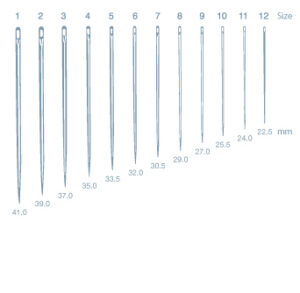 Betweens Sizes