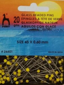 Glass Headed Pins Image