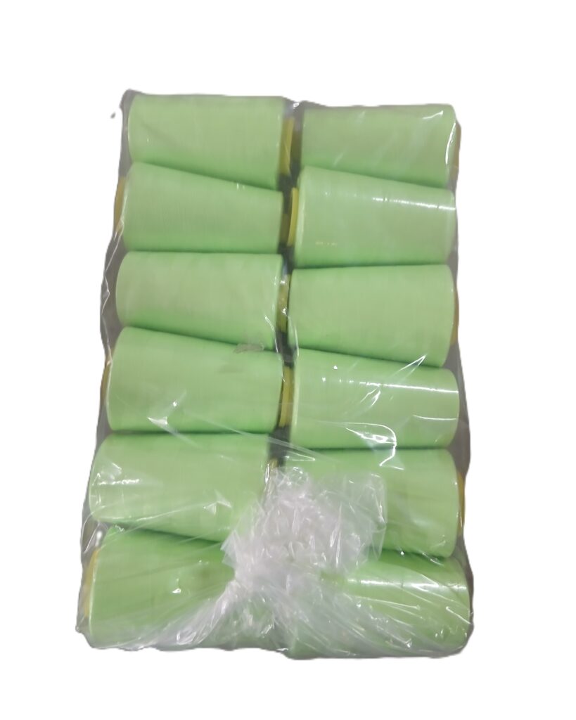 Twelve spools of 4500m cotton